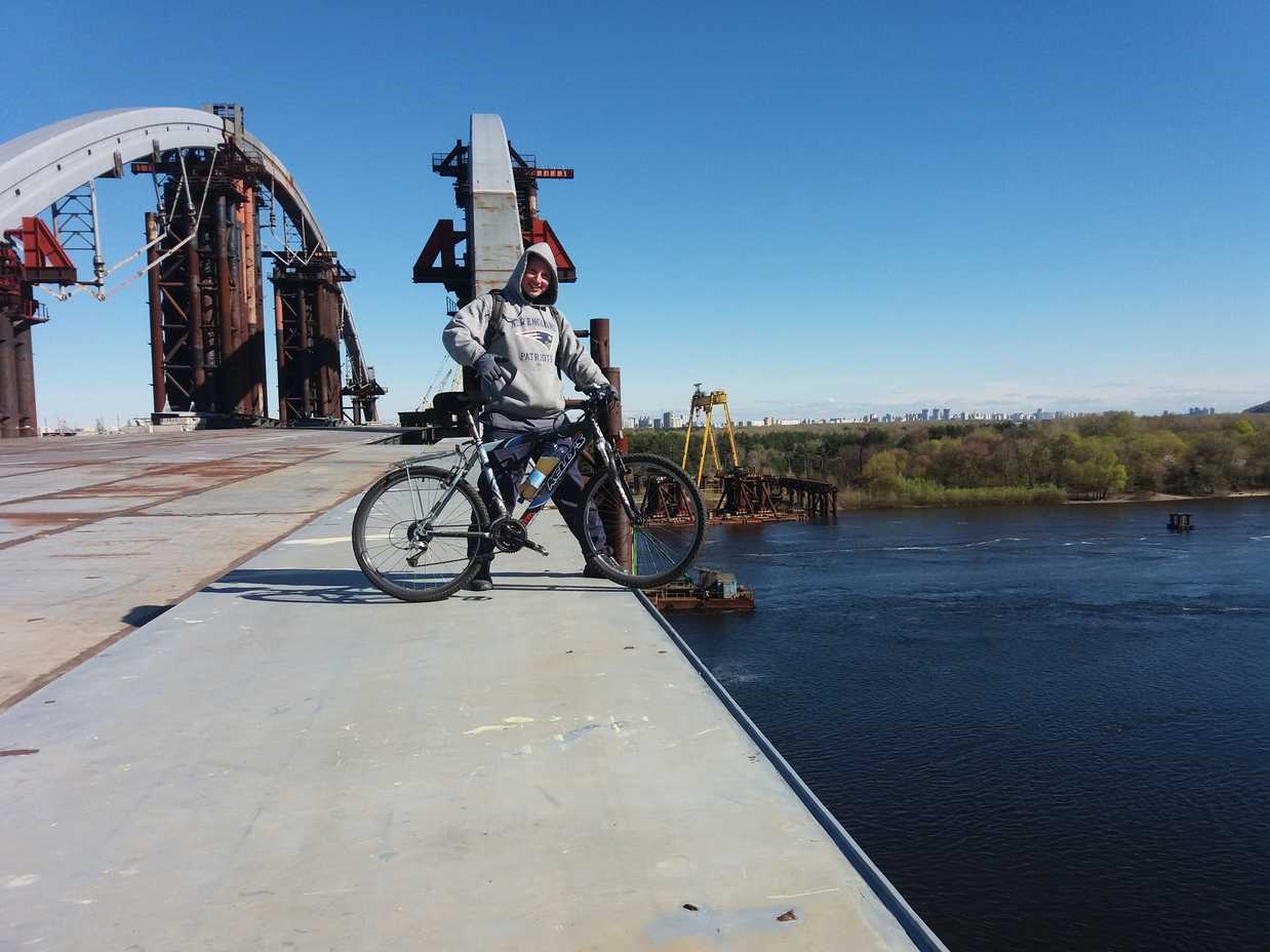 Biking in Kiev