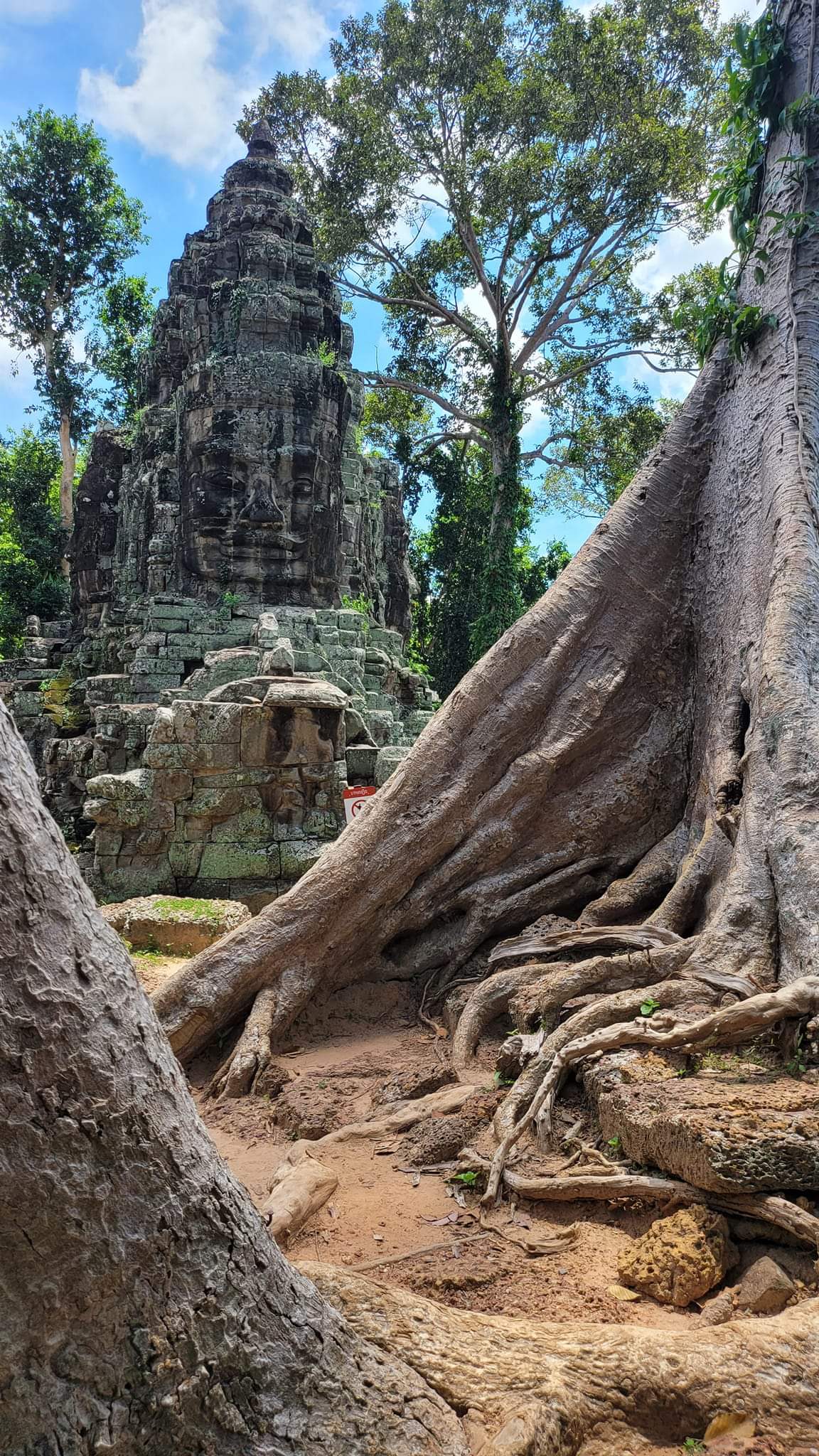 The Beauty of the Temple in Angkor Area