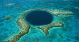 Blue Hole in Belize Central America