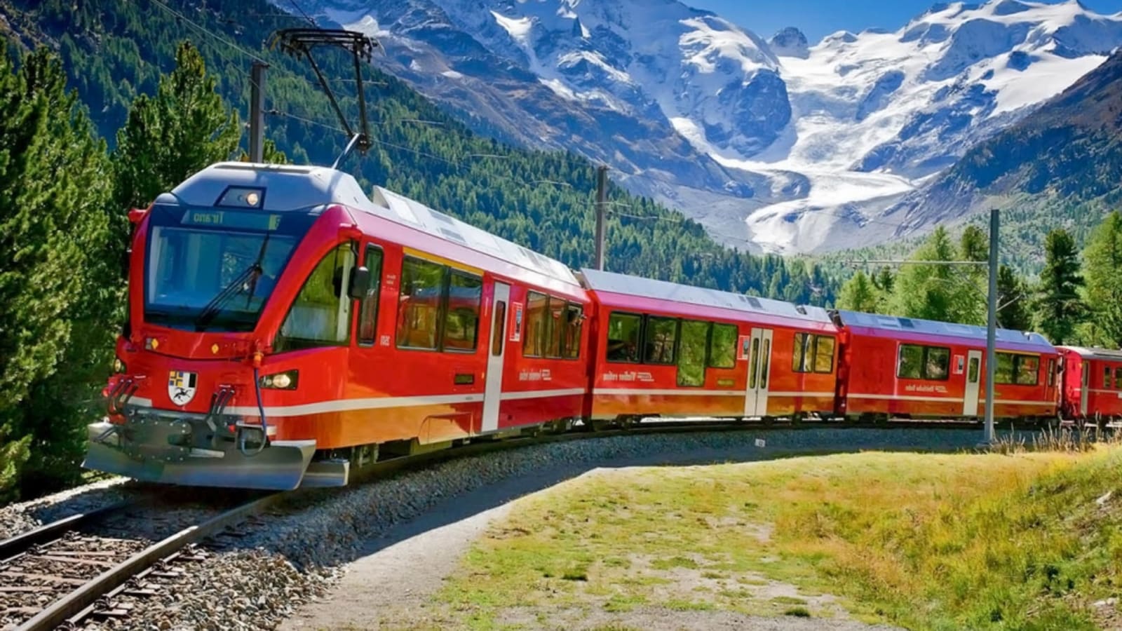 Bernina Train and St Moritz 1 day Private Tour with pick up