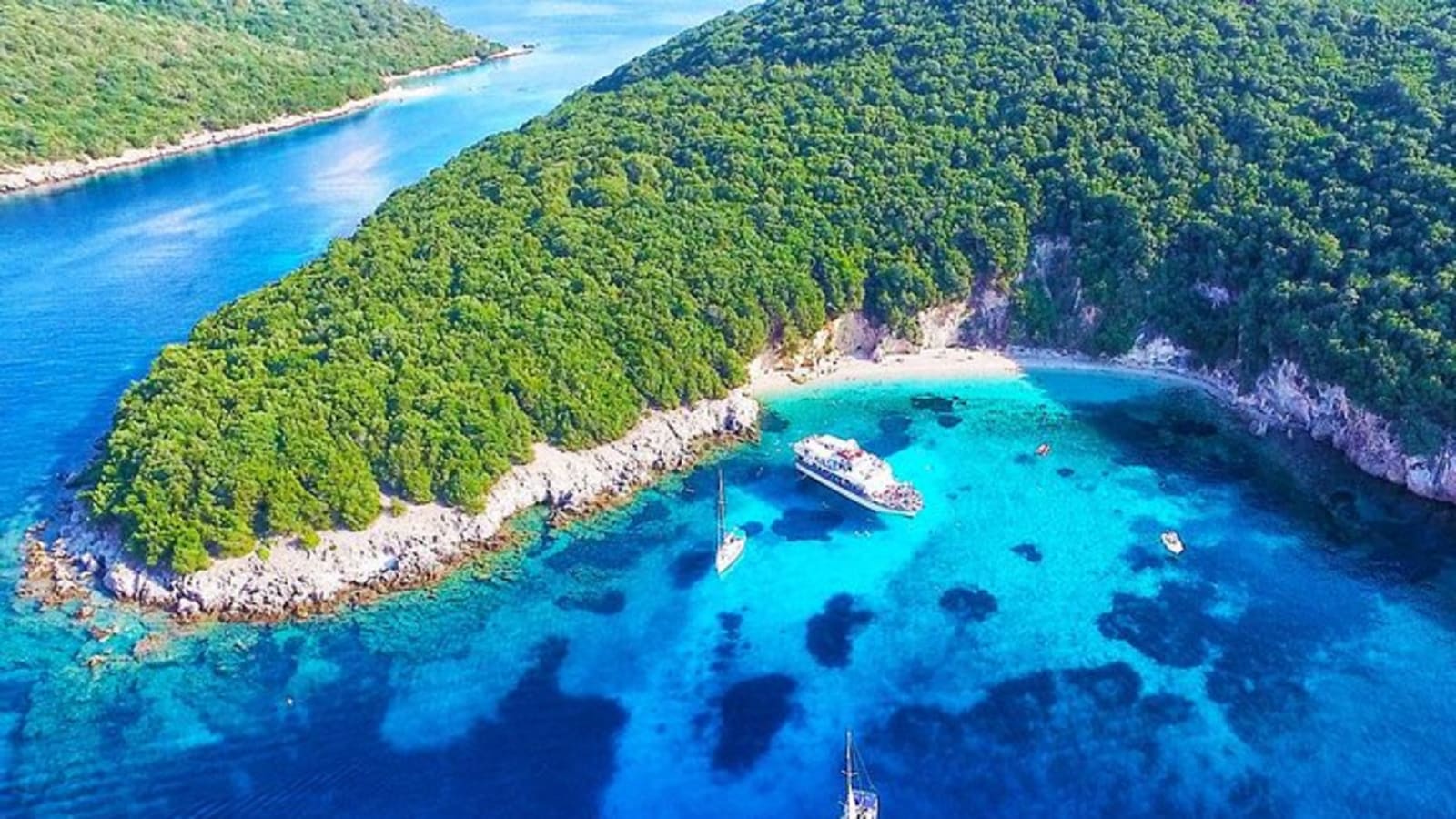 Cruise from Corfu Blue Lagoon and Sivota