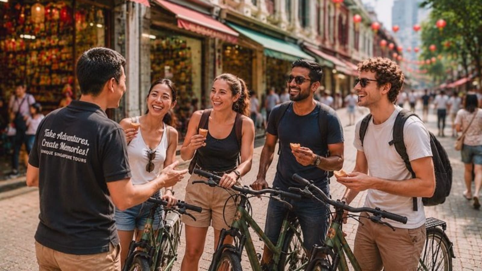 Singapore Bike and Bites: Small Group Food Tour on Bicycle