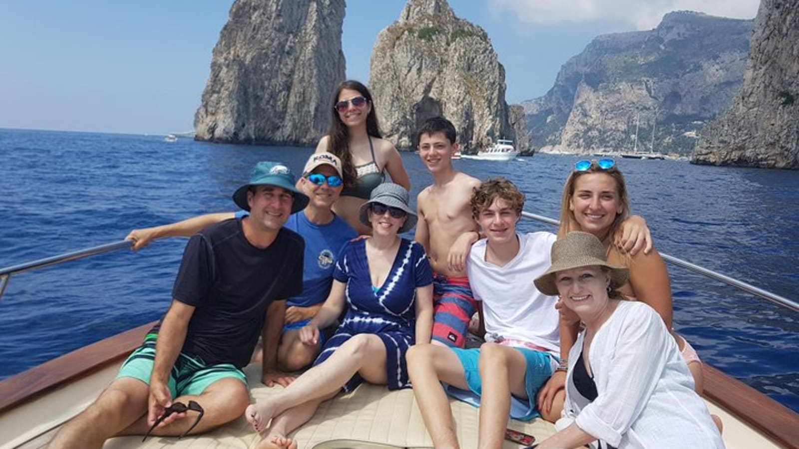 2) Private boat tour to Capri from Sorrento on 38 feet Apreamare