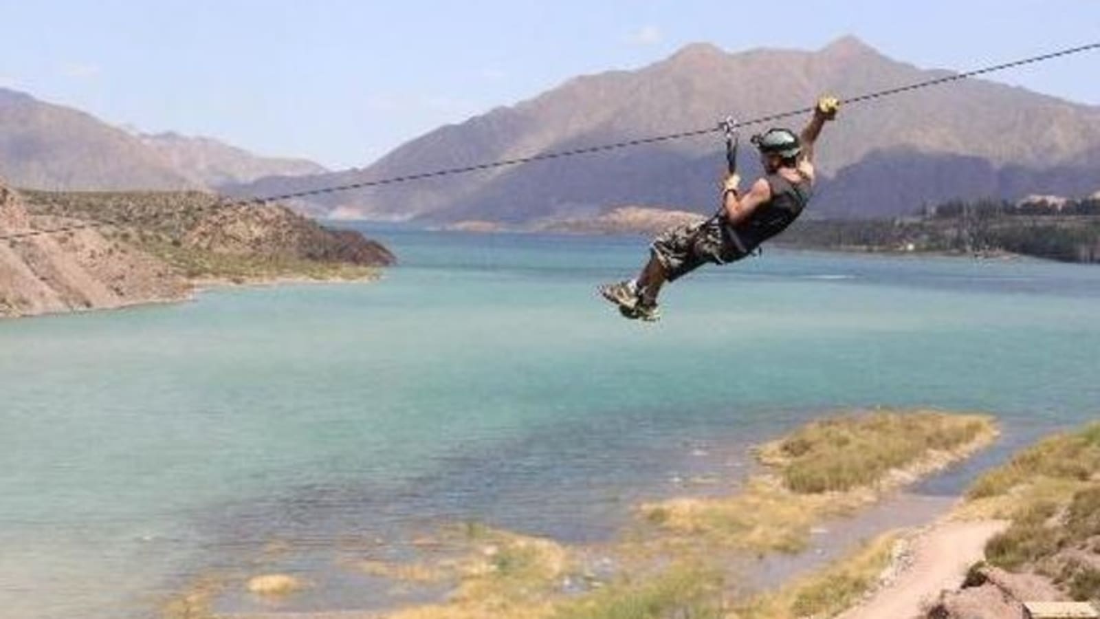 Zipline Adventure from Mendoza in Potrerillos Valley