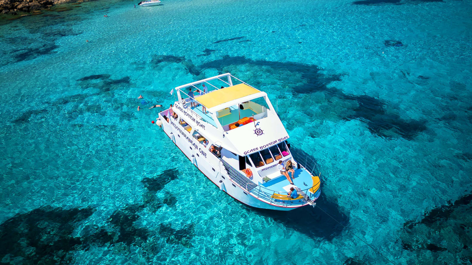 Paphos: Blue Lagoon Boat Adventure with Bus Transfer