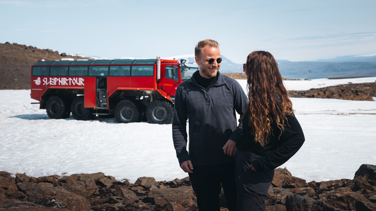 Red Glacier Monster Truck Tour Unique Langjökull Glacier Tour from Gullfoss