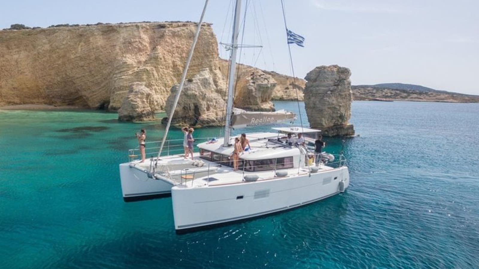 Private Catamaran Trip from Naxos to Paros and Panteronisia