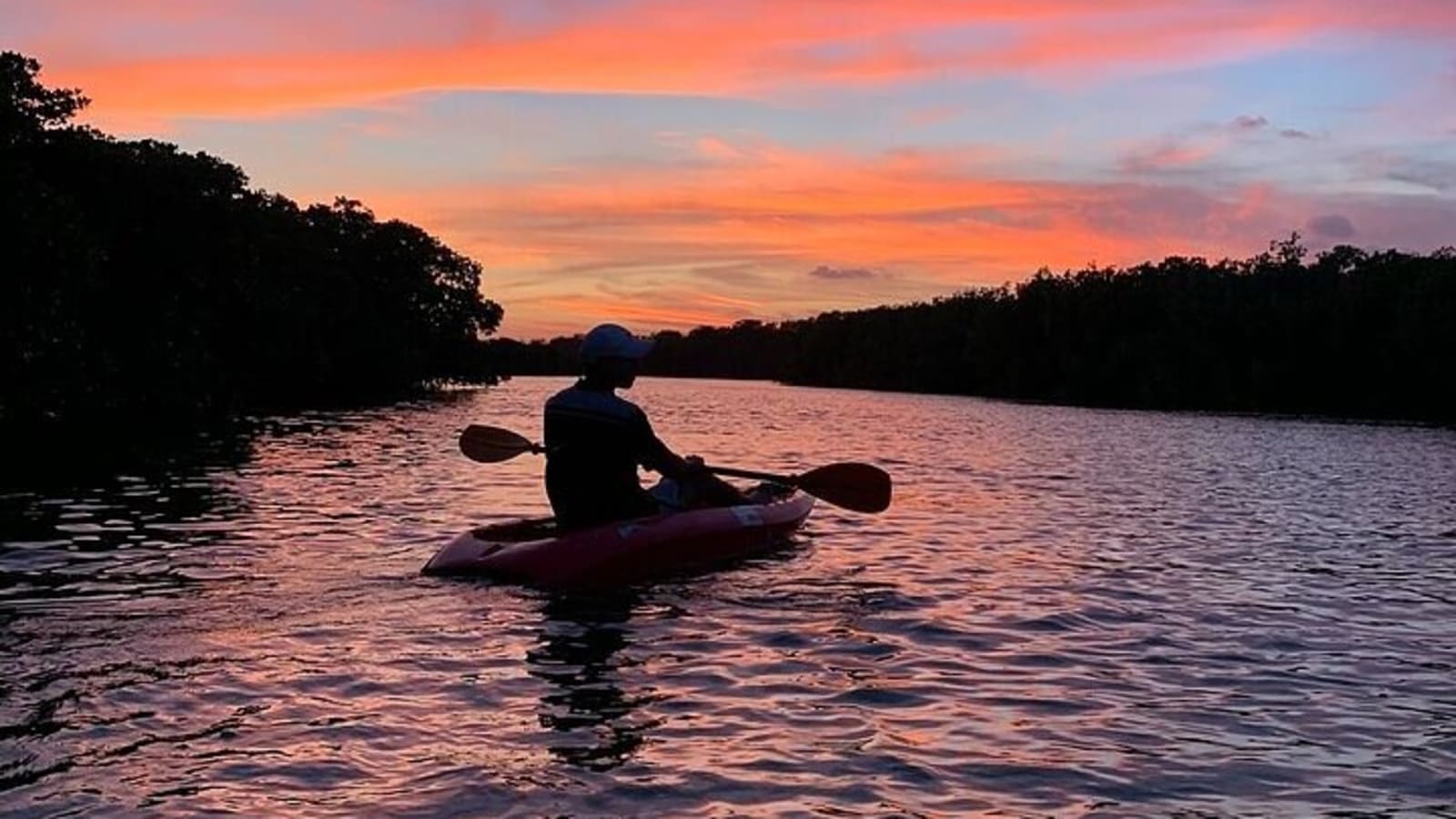 Cancun Lagoon Sunset Kayak Adventure