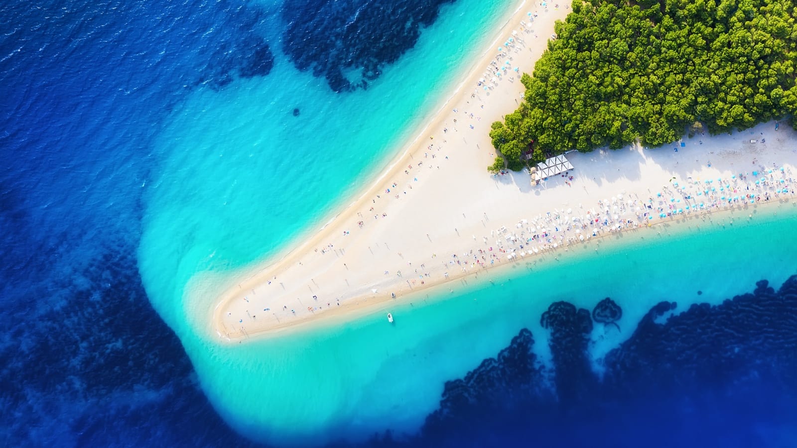 3 Islands: Golden Horn Beach, Blue Lagoon & Jelsa Town
