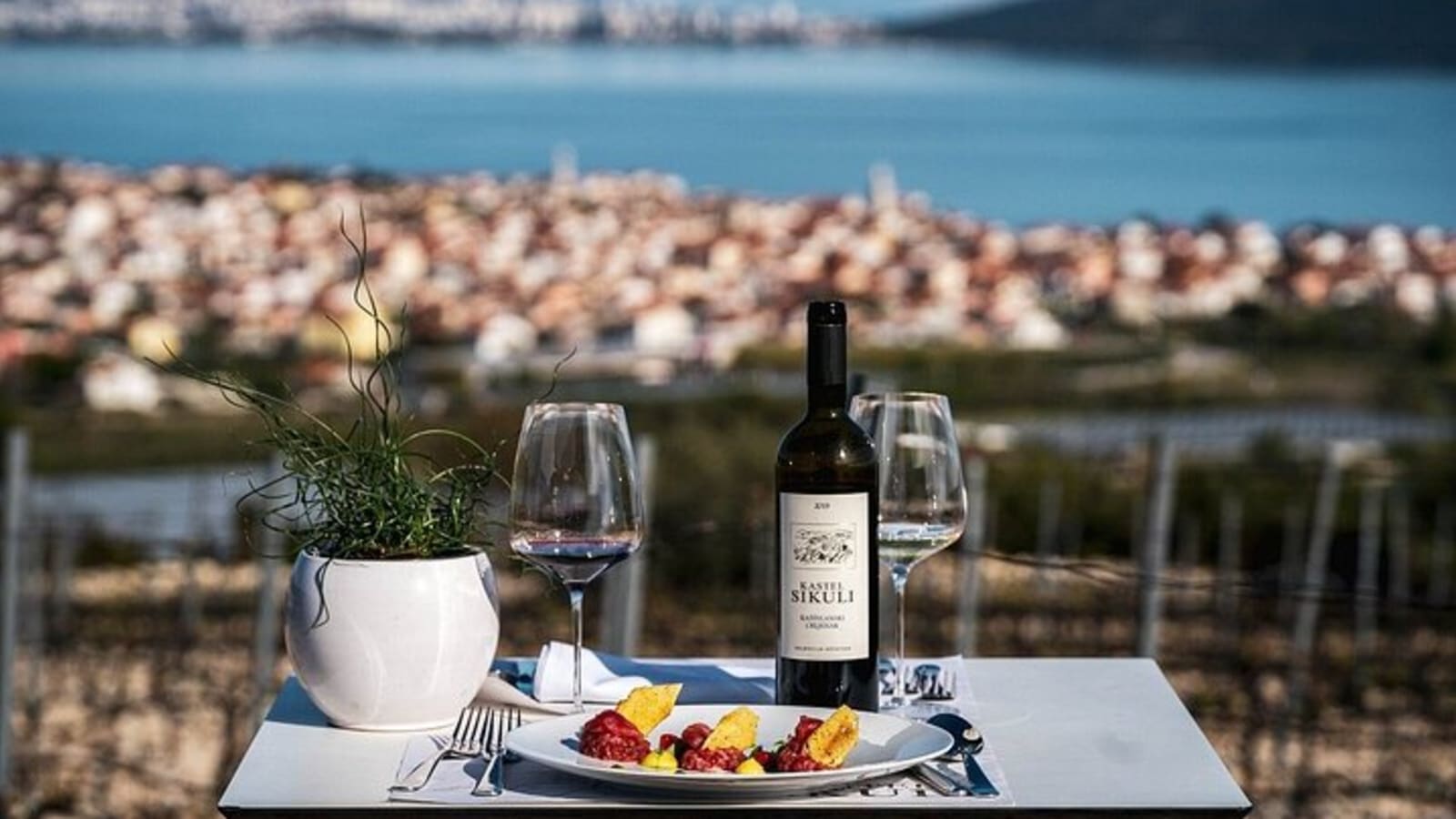 VIP Private Split/Trogir: Chef-Prepared Meal With Wine, Sea View