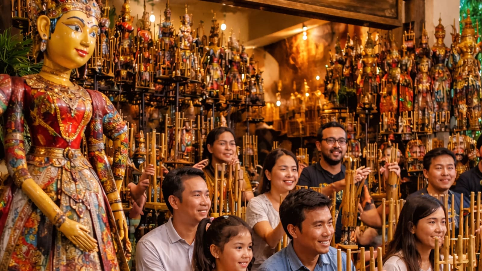 5-Hour Bandung Cultural Tour with Wayang Art and Angklung Show