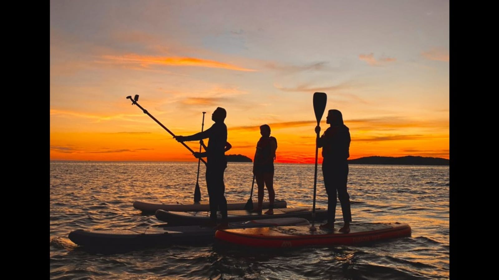 1-Day Stand Up Paddle Sunset Tour in Tanjung Aru from Kota Kinabalu