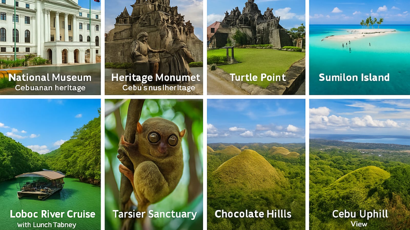 5-Day Cebu and Bohol Adventure Tour with Moalboal and Oslob