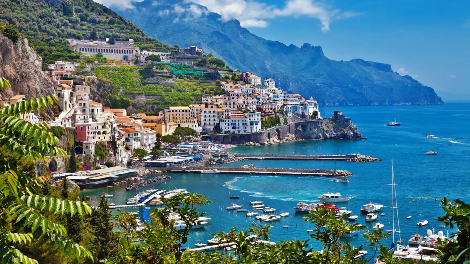 12-Hour Amalfi Coast Boat Trip from Rome with Amalfi and Positano