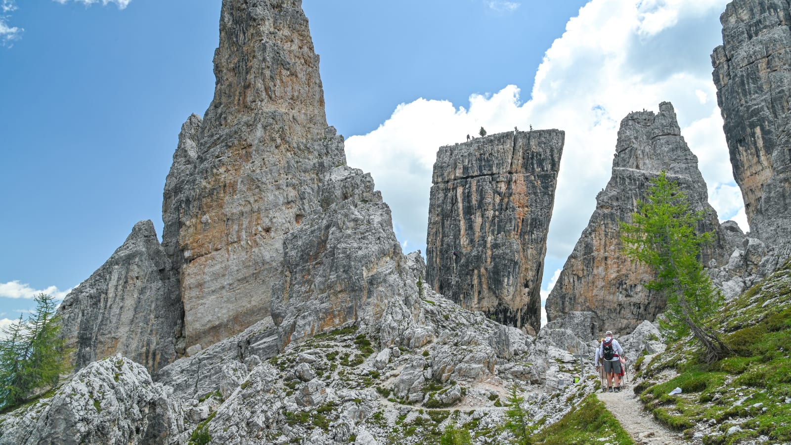 1-Day Dolomites Trekking Tour in Cinque Torri and Mount Nuvolao
