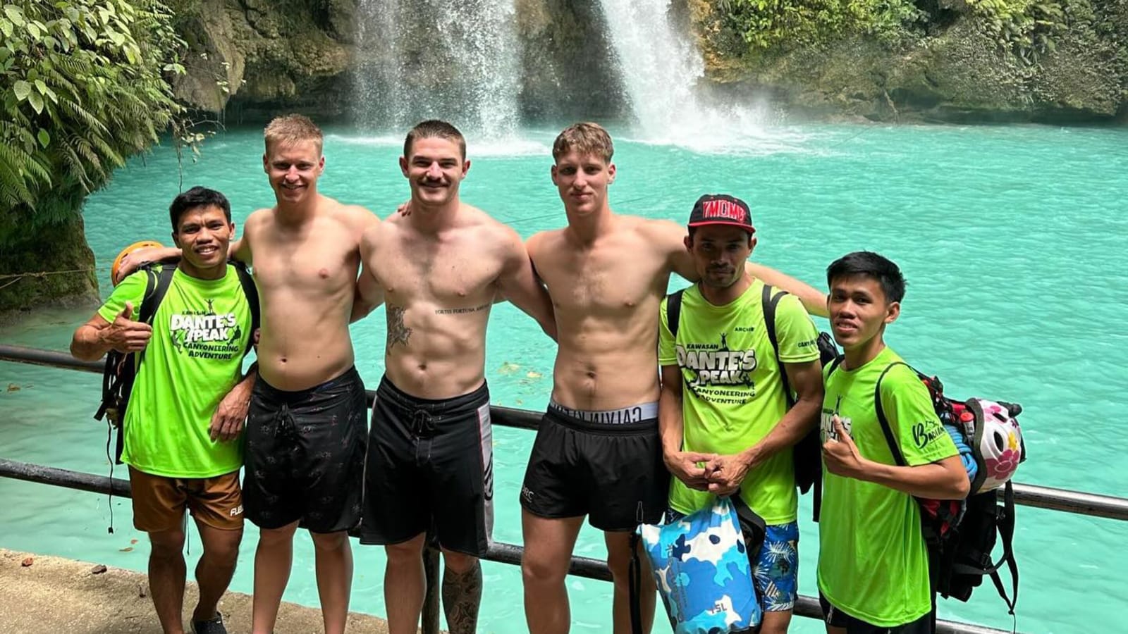 14-Hour Badian Canyoneering Adventure to Kawasan Falls with Lunch