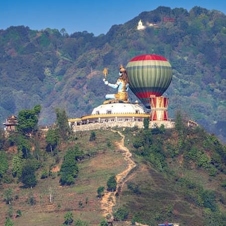 5-Hour Pokhara Hot Air Balloon Flight with Sunrise Valley Views