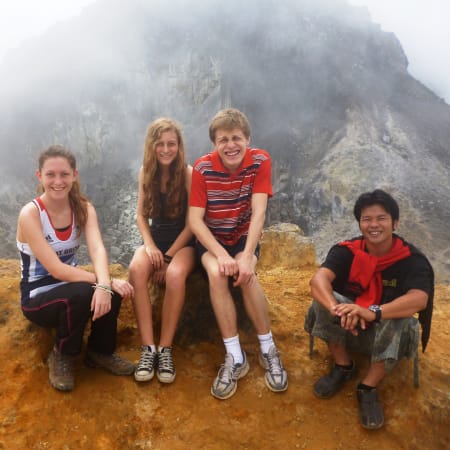 1-Day Sibayak Volcano Sunrise Hike from Medan with Coffee Break