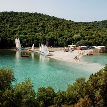 10-Hour Corfu Cruise to Blue Lagoon and Syvota with Bella Vraka