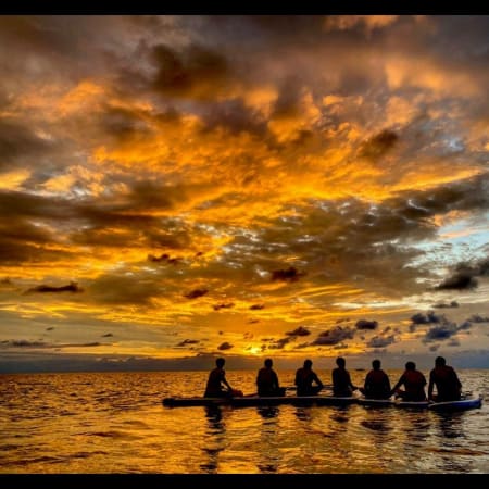 1-Day Stand Up Paddle Sunset Tour in Tanjung Aru from Kota Kinabalu