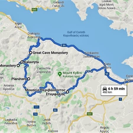 2-Day Kalavryta Motorcycle Tour from Athens with Rack Railway Ride