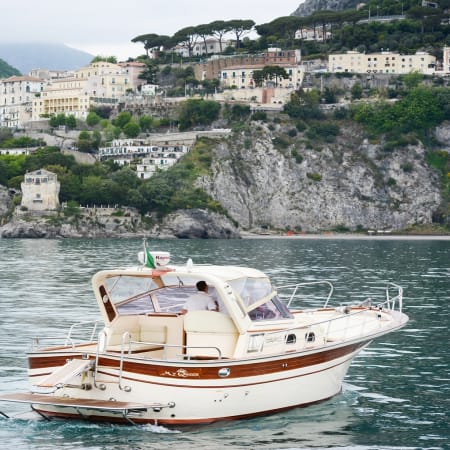 12-Hour Amalfi Coast Boat Trip from Rome with Amalfi and Positano