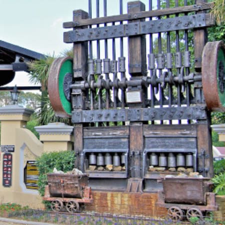 8-Hour Gold Reef City Theme Park Tour with Gold Mine Experience