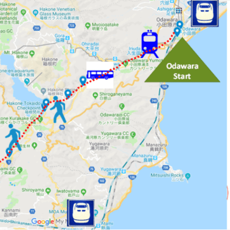 9-Hour Hakone Hachiri Hike with Lake Ashi and Edo Trail Heritage
