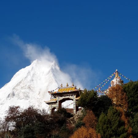 19-Day Manaslu Trek from Kathmandu with Larkey La Pass