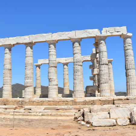 7-Hour Athens to Cape Sounio Tour with Vouliagmeni Lake Swim
