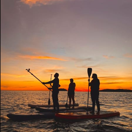 1-Day Stand Up Paddle Sunset Tour in Tanjung Aru from Kota Kinabalu