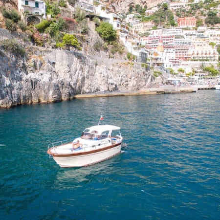8-Hour Amalfi Coast Boat Cruise with Amalfi, Positano and Swim Stops