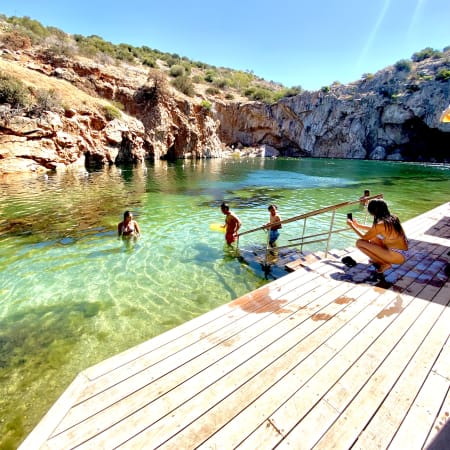 7-Hour Athens to Cape Sounio Tour with Vouliagmeni Lake Swim