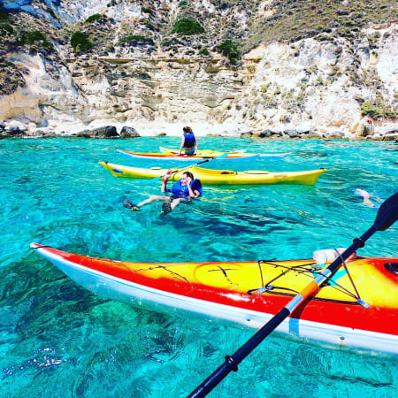 4-Hour Kayaking Adventure in Cagliari around the Devil's Saddle