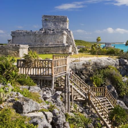 10-Hour Cobà and Tulum Tour with Cenote Swim and Nohoch Mul