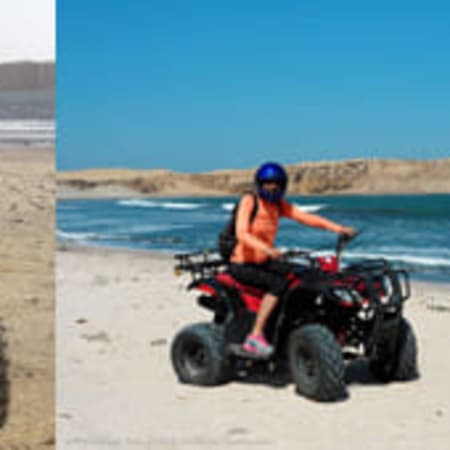 Tour de 2 Horas en Cuatrimoto por Paracas con Playa Roja