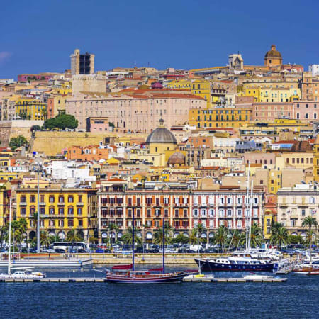 3-Hour Cagliari Marina Heritage Walk with Sant'Eulalia Archaeology