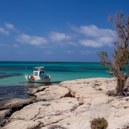 8-Hour Elafonisi Beach Jeep Tour with Milia Mountain Retreat Lunch