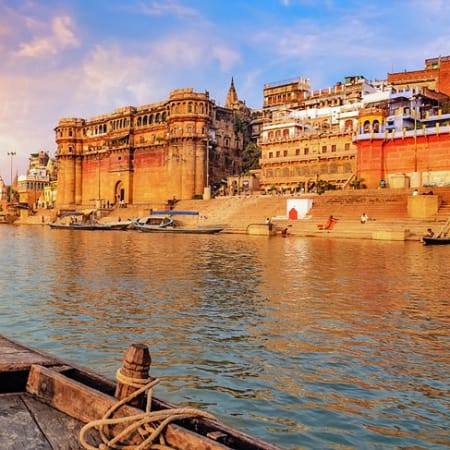 8-Day Golden Triangle Tour with Khajuraho and Varanasi