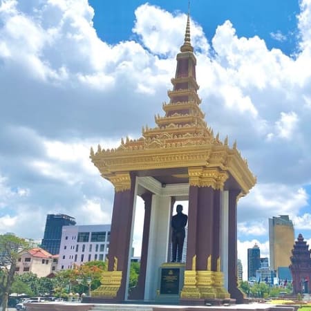 Full-Day Phnom Penh City Tour with Royal Palace and Riverside Walk