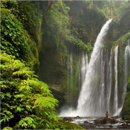 7-Hour Senaru Waterfalls Tour with Sasak Village Culture