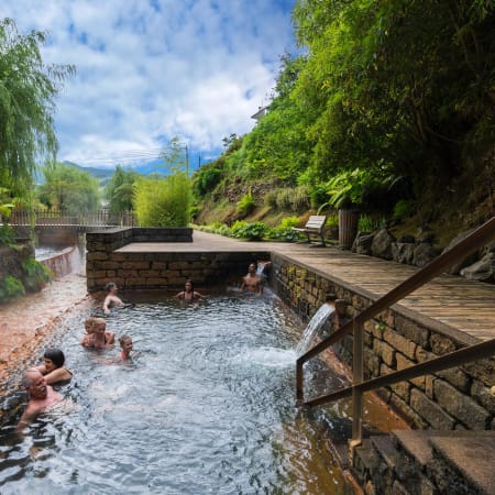 4-Hour Furnas Evening Hot Springs Tour in São Miguel with Dona Beija