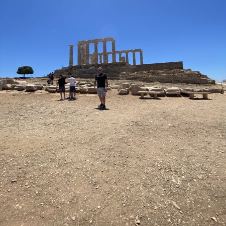 7-Hour Athens to Cape Sounio Tour with Vouliagmeni Lake Swim