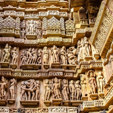 Full-Day Khajuraho Temples Tour with Raneh Waterfall and Village Visit