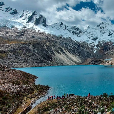 1-Day Hike to Rocutuyocq Lagoon from Huaraz with Frozen Lagoon