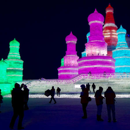 8-Hour Harbin Ice Festival Tour with Songhua River Swimming Show