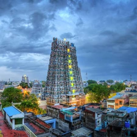 6-Day Tamil Nadu Cultural Tour from Chennai via Pondicherry and Madurai
