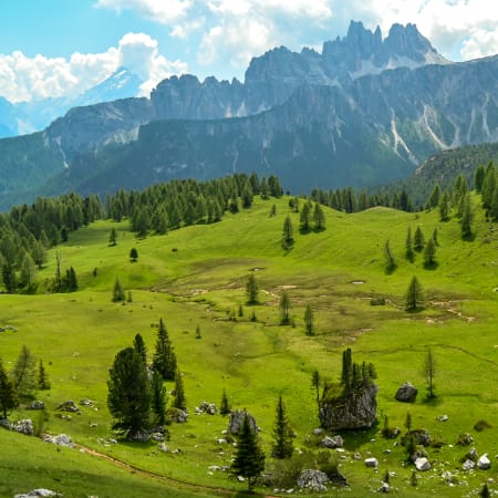 1-Day Dolomites Trekking Tour in Cinque Torri and Mount Nuvolao