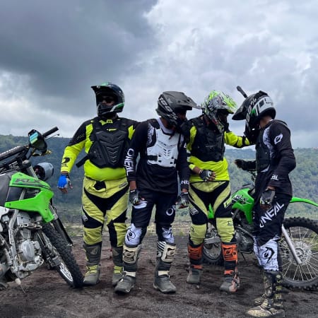 3-Hour Mount Batur Motocross Adventure through Black Lava and Sand