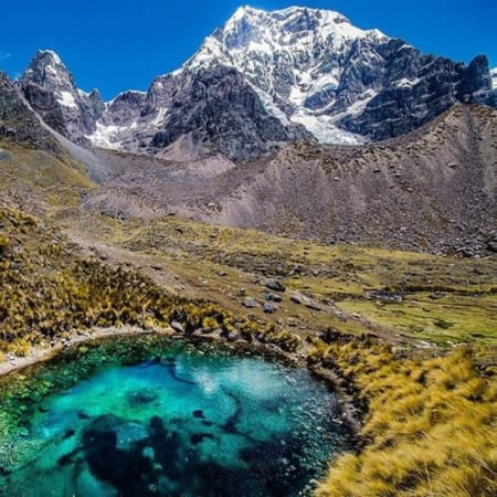 Tour de 1 día a las 7 Lagunas de Ausangate con baños termales